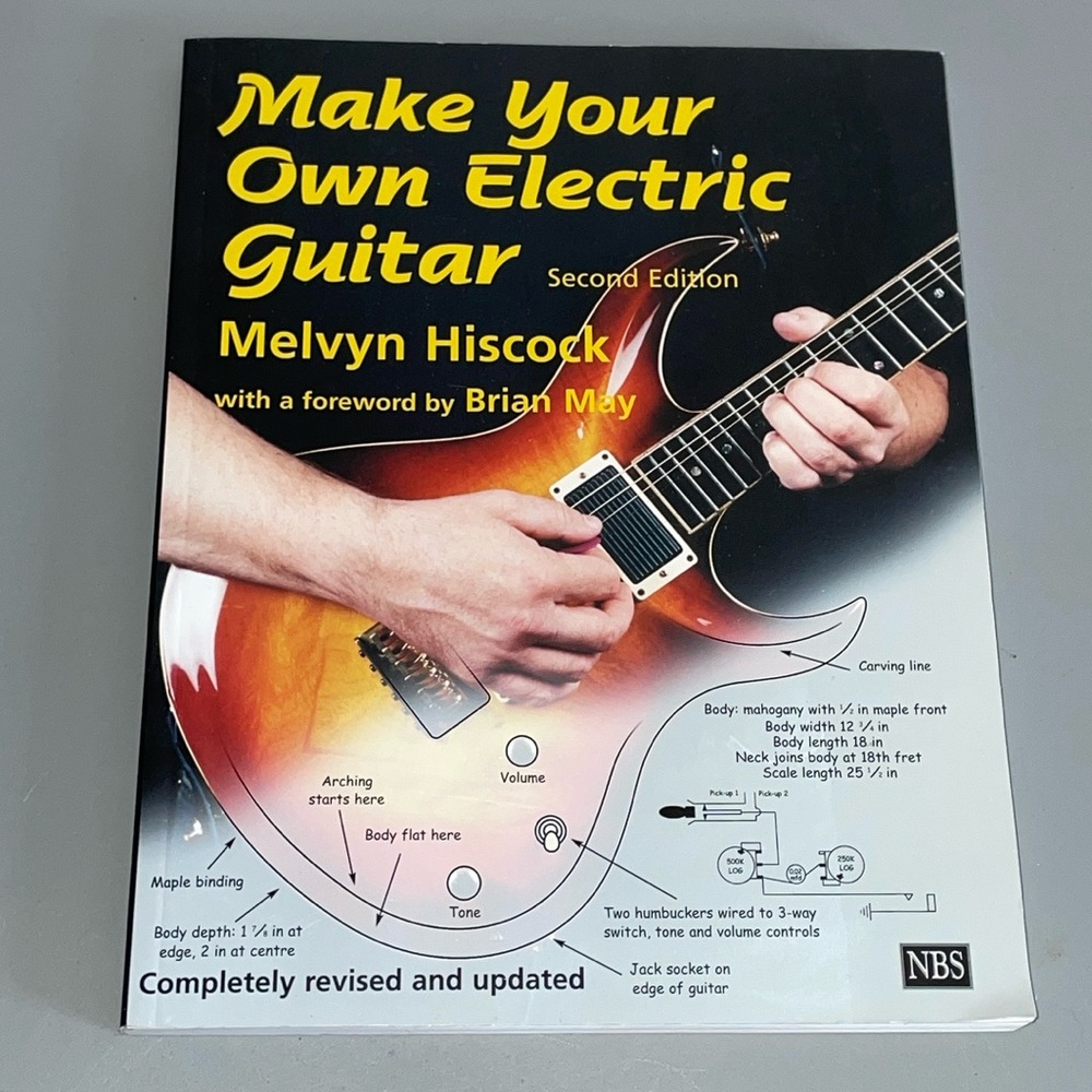 Electric Guitar Make Your Own DIY Guitar Book Melvyn Hiscock Music Instructional